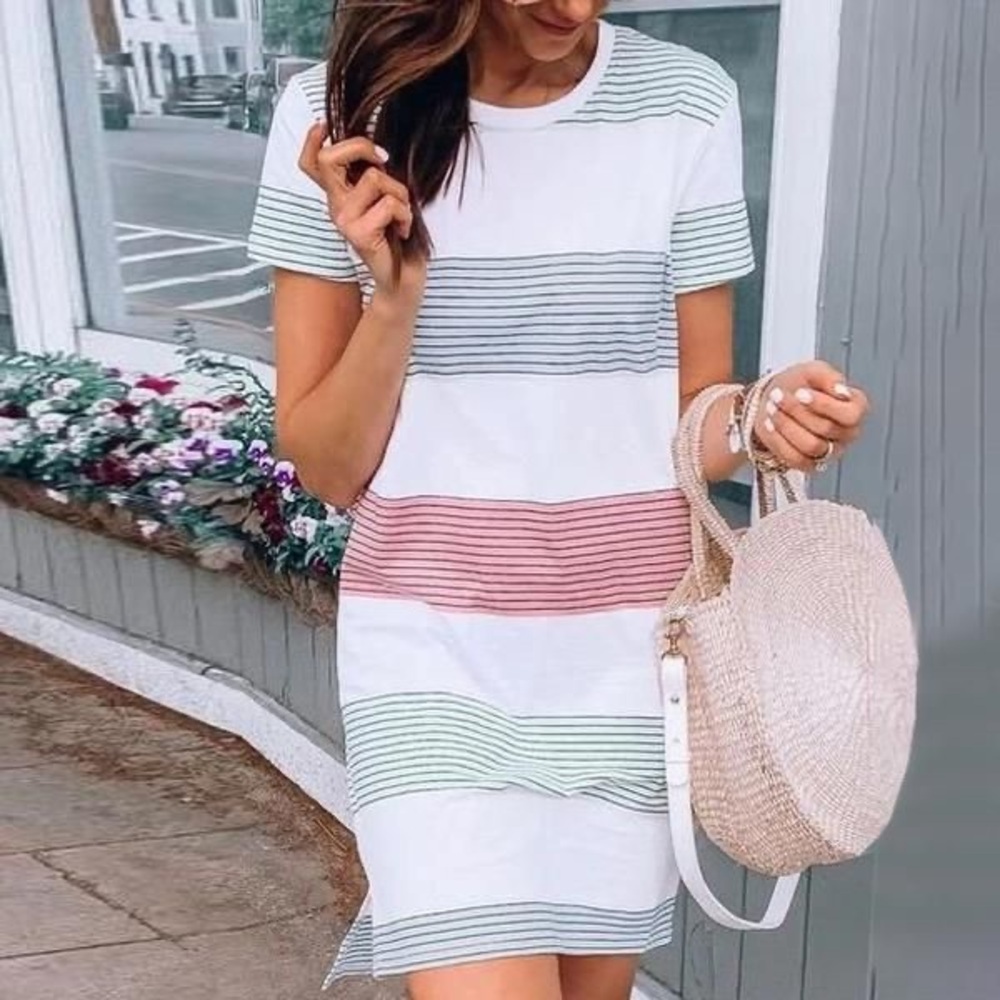 Z Supply Striped Tee in Cream and Black